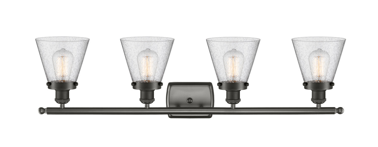 Innovations 916-4W-OB-G64-LED LED Bath Vanity, Oil Rubbed Bronze