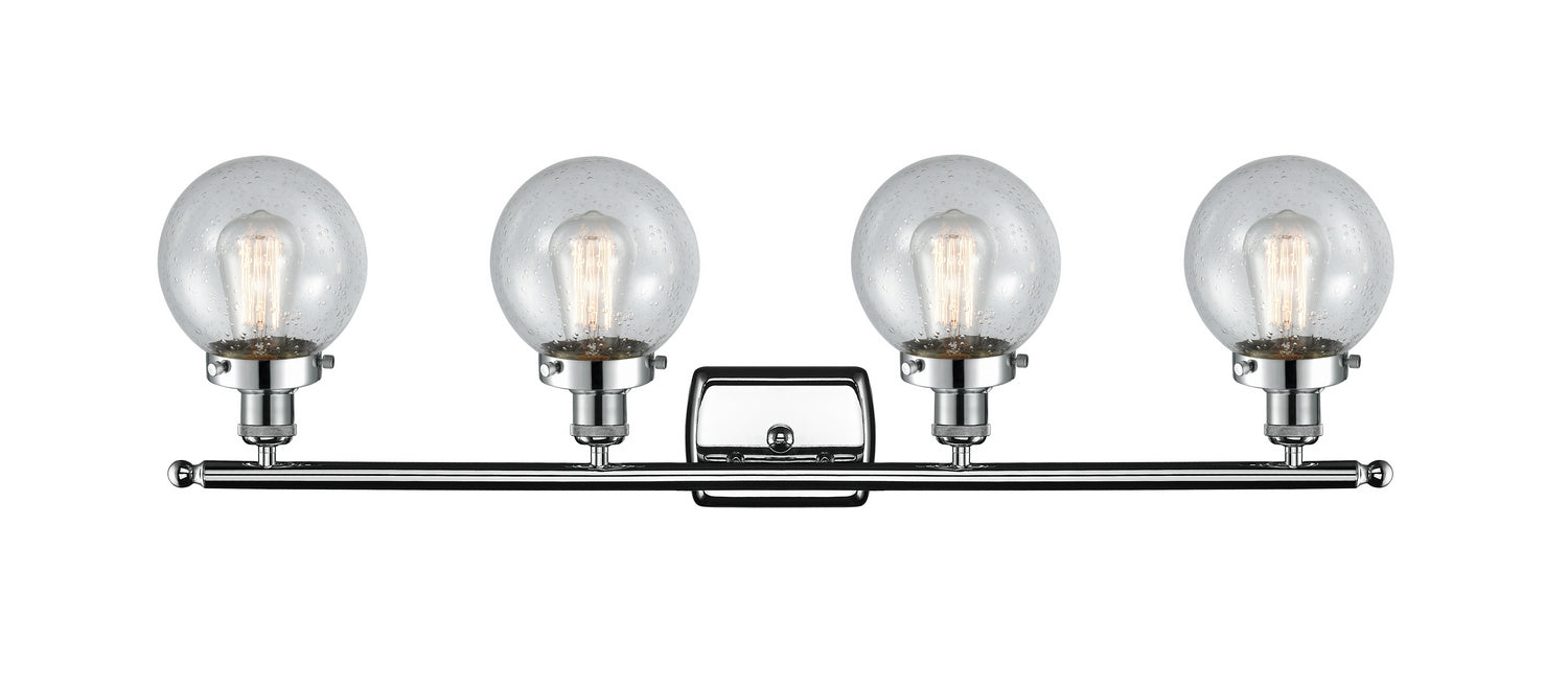 Innovations 916-4W-PC-G204-6-LED LED Bath Vanity, Polished Chrome