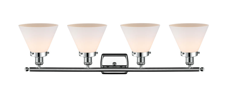 Innovations 916-4W-PC-G41 Four Light Bath Vanity, Polished Chrome