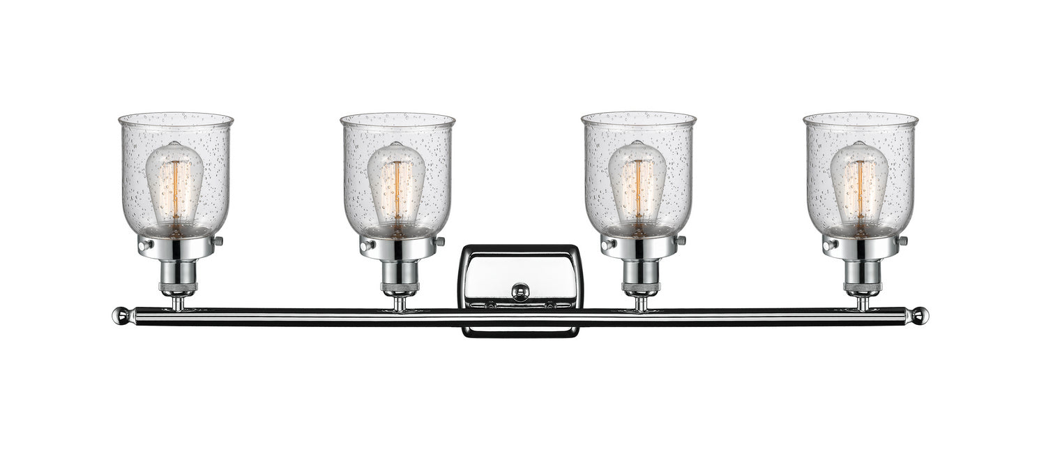 Innovations 916-4W-PC-G54 Four Light Bath Vanity, Polished Chrome