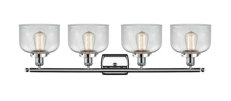 Innovations 916-4W-PC-G72 Four Light Bath Vanity, Polished Chrome