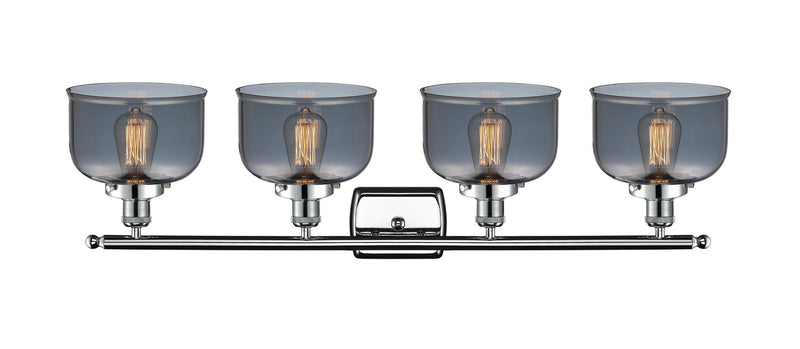 Innovations 916-4W-PC-G73 Four Light Bath Vanity, Polished Chrome
