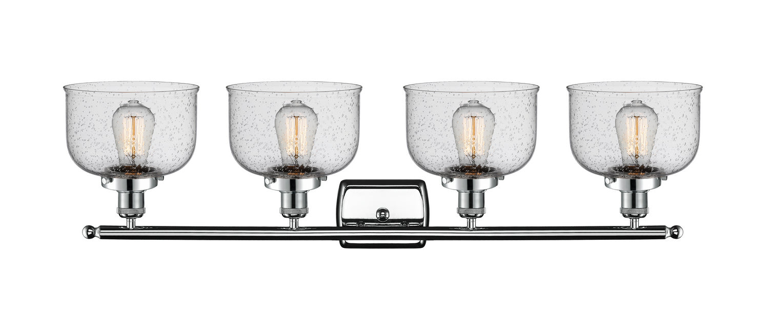 Innovations 916-4W-PC-G74 Four Light Bath Vanity, Polished Chrome