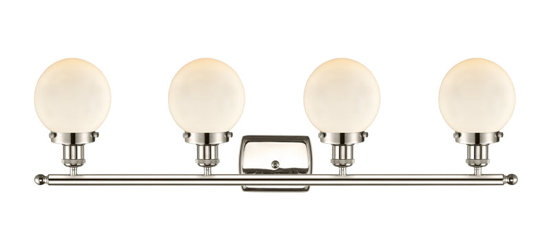 Innovations 916-4W-PN-G201-6-LED LED Bath Vanity, Polished Nickel