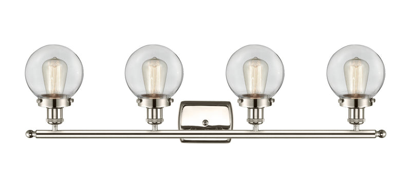 Innovations 916-4W-PN-G202-6-LED LED Bath Vanity, Polished Nickel