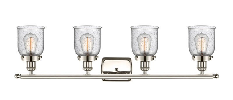 Innovations 916-4W-PN-G54 Four Light Bath Vanity, Polished Nickel