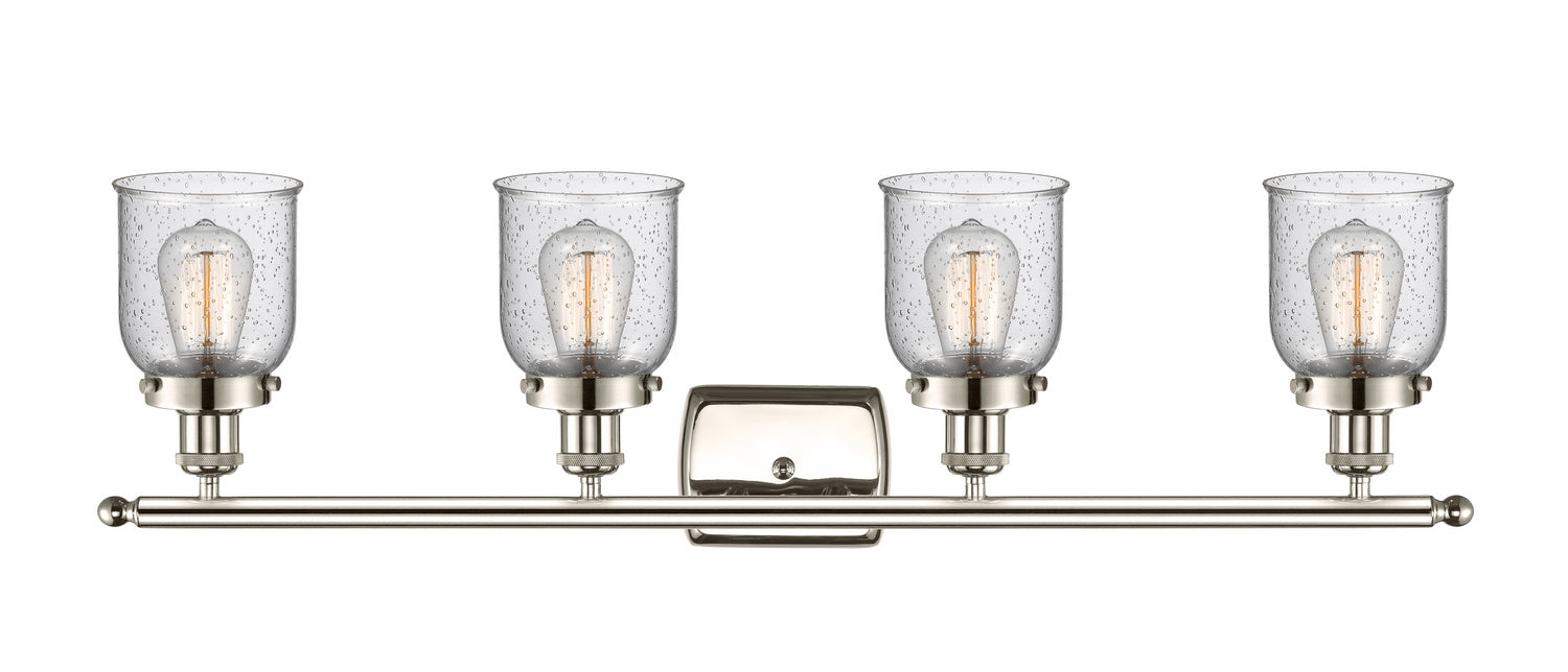 Innovations 916-4W-PN-G54 Four Light Bath Vanity, Polished Nickel