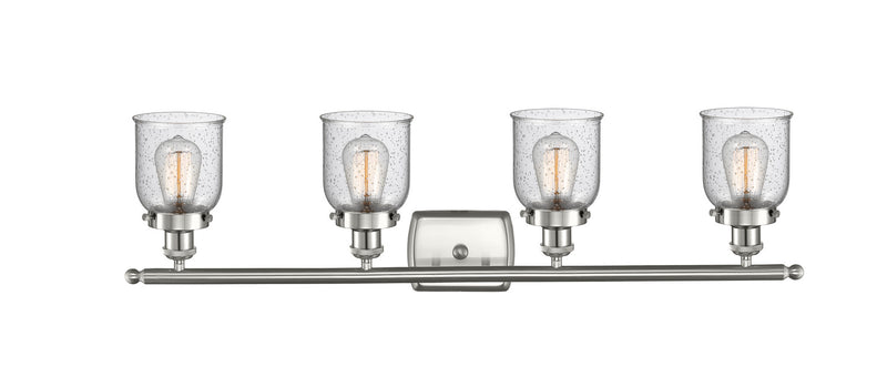 Innovations 916-4W-SN-G54 Four Light Bath Vanity, Brushed Satin Nickel