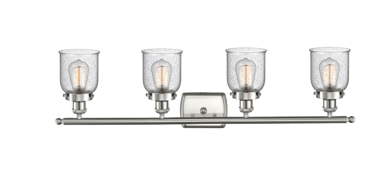 Innovations 916-4W-SN-G54 Four Light Bath Vanity, Brushed Satin Nickel
