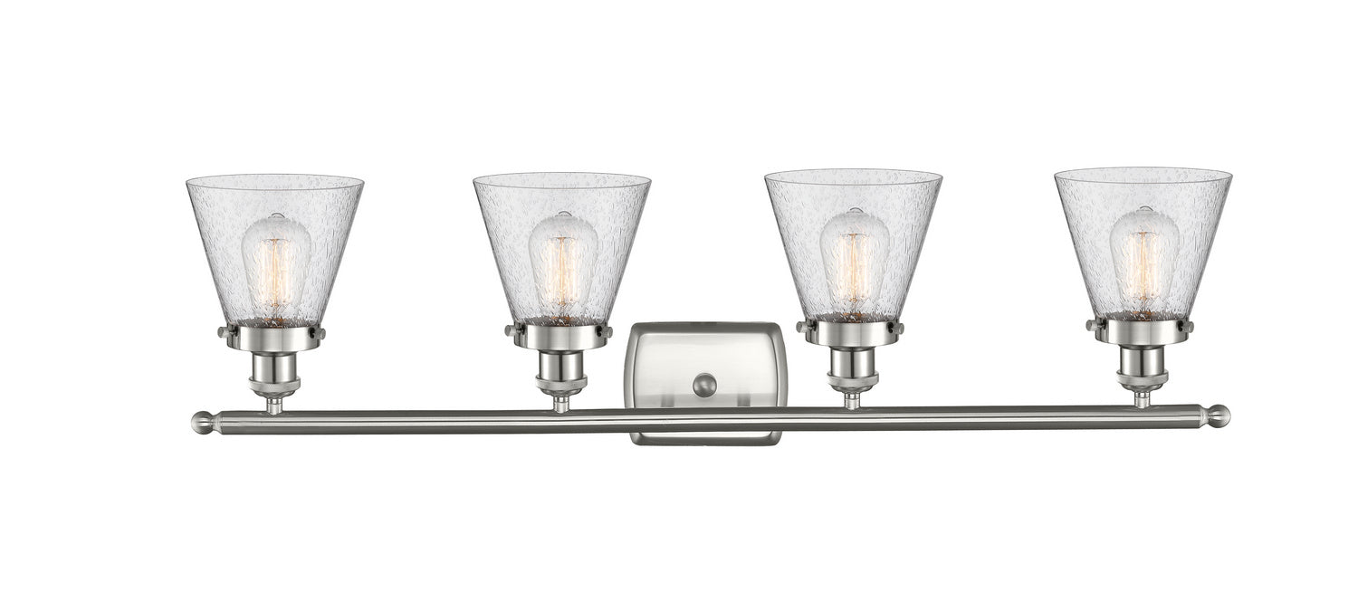 Innovations 916-4W-SN-G64-LED LED Bath Vanity, Brushed Satin Nickel