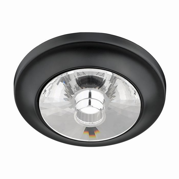 Golden 1323-6 BLK Six Light Chandelier, Matte Black
