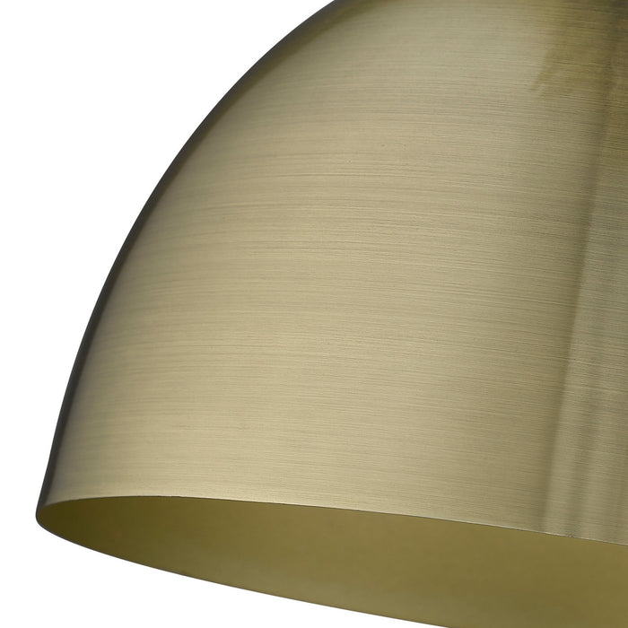 Golden 3688-A1W AB-AB One Light Wall Sconce, Aged Brass