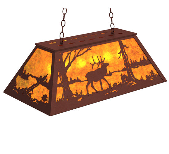 Meyda Tiffany 128660 Six Light Pendant, Rust