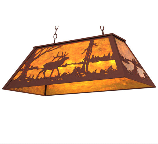Meyda Tiffany 128660 Six Light Pendant, Rust