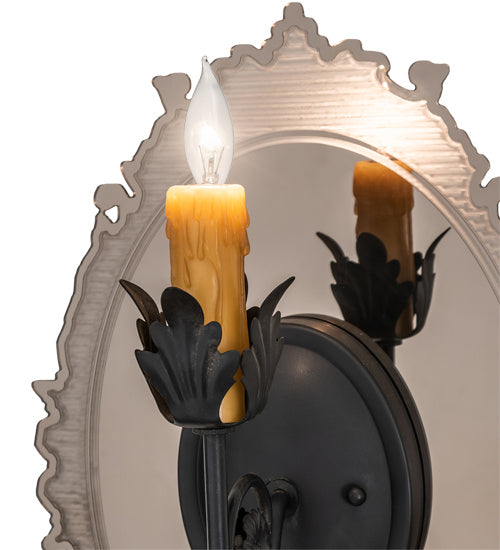 Meyda Tiffany 188190 One Light Wall Sconce, Mirror Acrylic