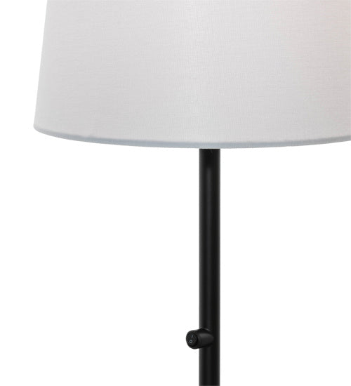 Meyda Tiffany 227649 One Light Floor Lamp, Matte Black