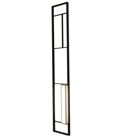 Meyda Tiffany 228183 LED Wall Sconce, Solar Black And Gold Metallic