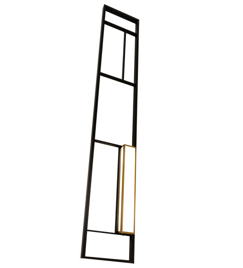 Meyda Tiffany 228183 LED Wall Sconce, Solar Black And Gold Metallic