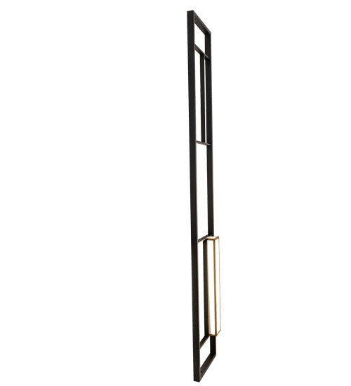 Meyda Tiffany 228183 LED Wall Sconce, Solar Black And Gold Metallic