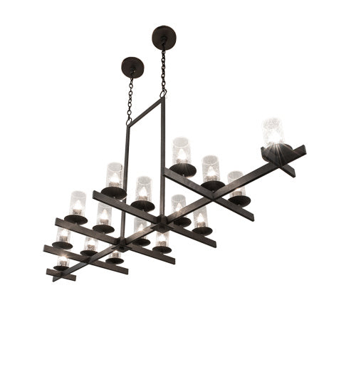 Meyda Tiffany 228332 16 Light Chandelier, Old Wrought Iron