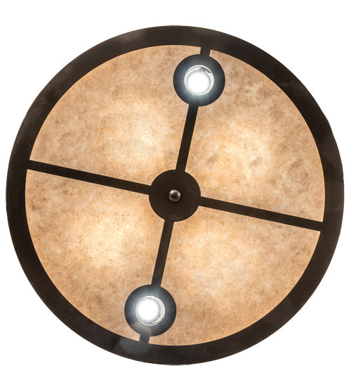 Meyda Tiffany 230266 Six Light Pendant, Mahogany Bronze