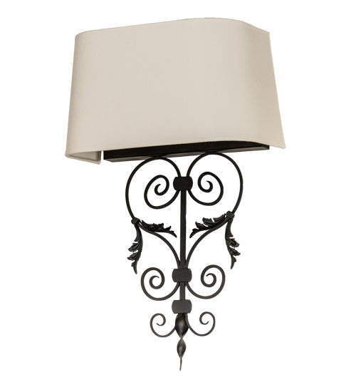 Meyda Tiffany 230939 Two Light Wall Sconce, Chestnut