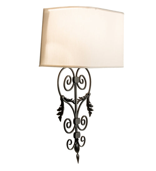 Meyda Tiffany 230939 Two Light Wall Sconce, Chestnut