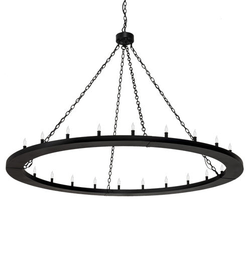 Meyda Tiffany 231316 24 Light Chandelier, Textured Black