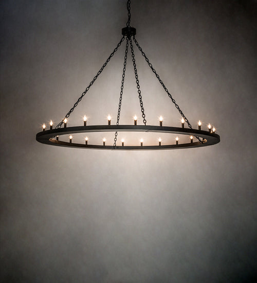 Meyda Tiffany 231316 24 Light Chandelier, Textured Black