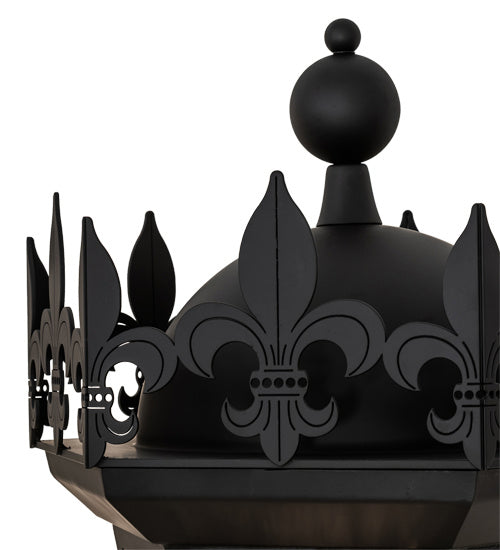 Meyda Tiffany 231586 Three Light Pier Mount, Anodized Effect Black