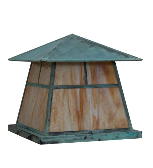 Meyda Tiffany 231633 Four Light Pier Mount, Verdigris