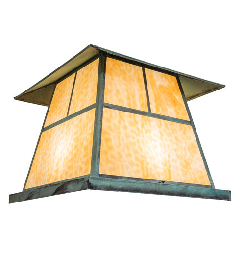 Meyda Tiffany 231633 Four Light Pier Mount, Verdigris