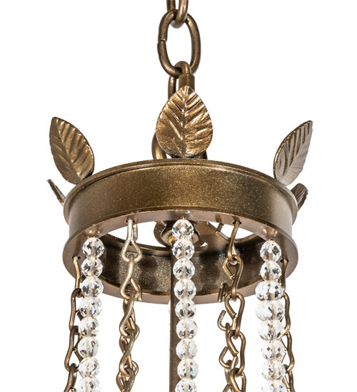 Meyda Tiffany 232504 Six Light Chandelier, Black Hills Gold