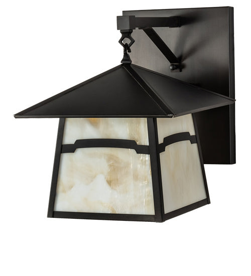 Meyda Tiffany 232605 One Light Wall Sconce, Craftsman Brown