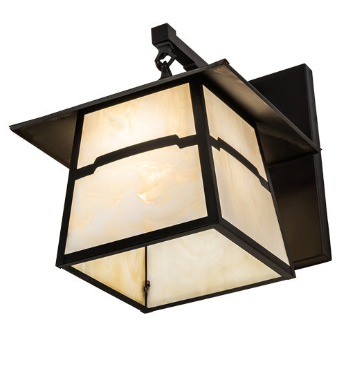 Meyda Tiffany 232605 One Light Wall Sconce, Craftsman Brown