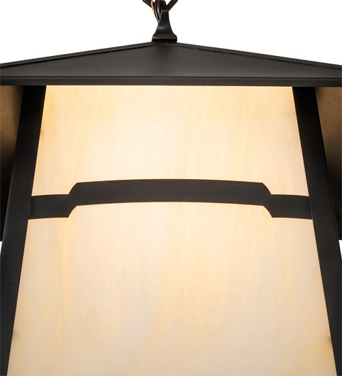 Meyda Tiffany 232607 One Light Pendant, Craftsman Brown