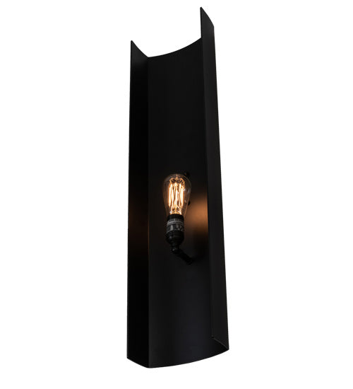 Meyda Tiffany 232700 One Light Wall Sconce, Solar Black