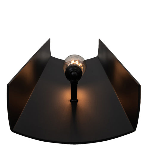 Meyda Tiffany 232700 One Light Wall Sconce, Solar Black