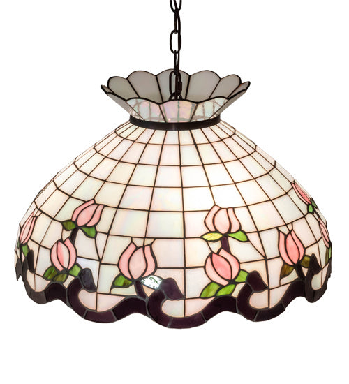 Meyda Tiffany 232764 Three Light Pendant, Mahogany Bronze