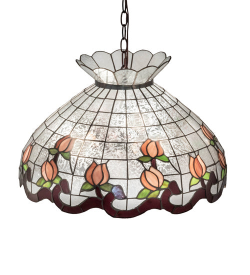 Meyda Tiffany 232769 Three Light Pendant, Mahogany Bronze