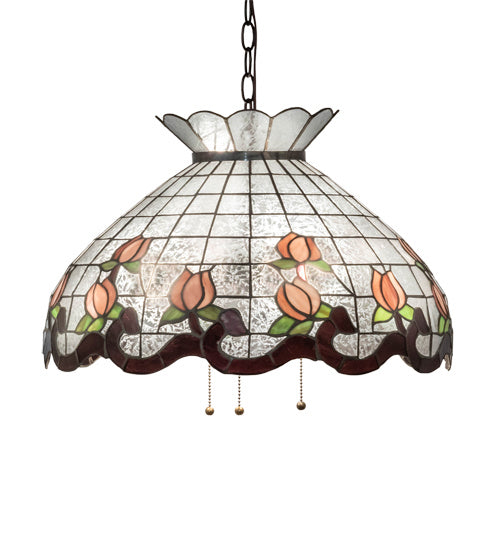 Meyda Tiffany 232769 Three Light Pendant, Mahogany Bronze