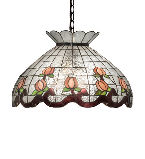 Meyda Tiffany 232771 Three Light Pendant, Mahogany Bronze