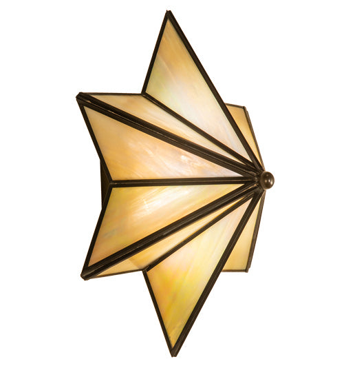 Meyda Tiffany 233309 One Light Wall Sconce, Craftsman Brown