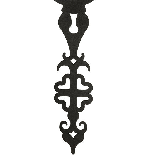 Meyda Tiffany 233400 Two Light Wall Sconce, Old Wrought Iron