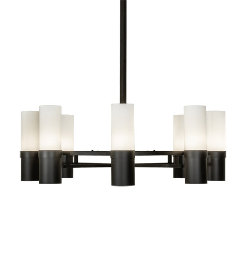 Meyda Tiffany 233588 Eight Light Chandelier, Oil Rubbed Bronze