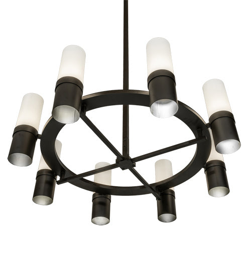 Meyda Tiffany 233588 Eight Light Chandelier, Oil Rubbed Bronze