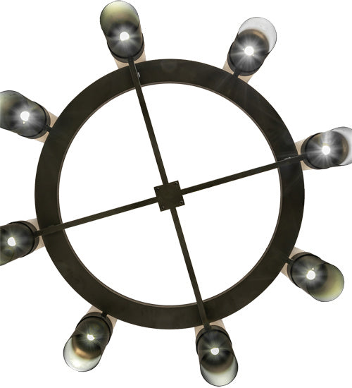Meyda Tiffany 233588 Eight Light Chandelier, Oil Rubbed Bronze