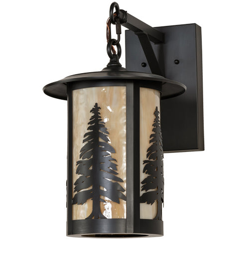 Meyda Tiffany 233622 One Light Wall Sconce, Craftsman Brown