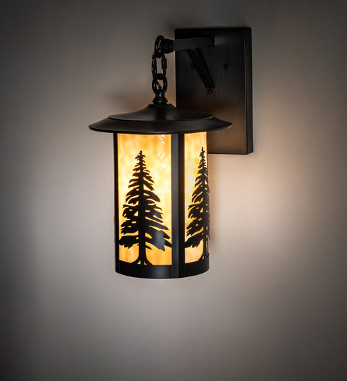 Meyda Tiffany 233622 One Light Wall Sconce, Craftsman Brown