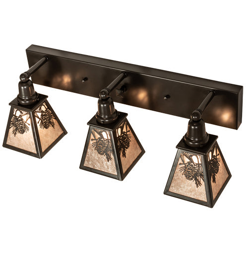 Meyda Tiffany 233629 Three Light Vanity, Timeless Bronze